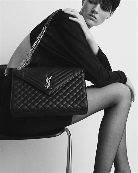 ysl envelope large bag in mix matelasse|Envelope Handbag Collection for Women .